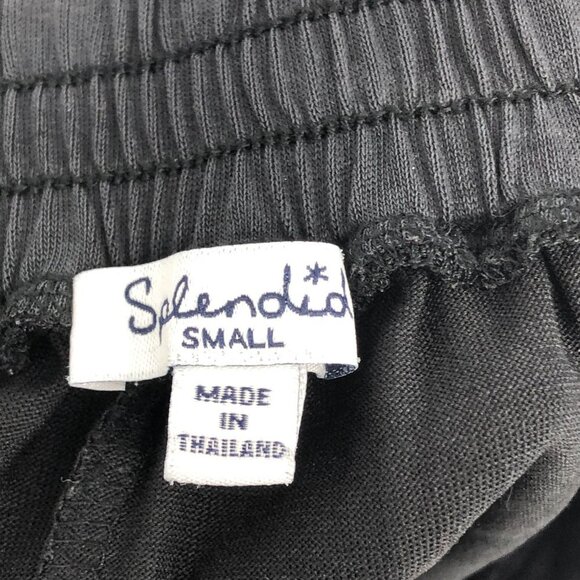 Splendid  Black Micro Mini Skirt elastic waist attached shorts (skort) SP - Picture 5 of 16